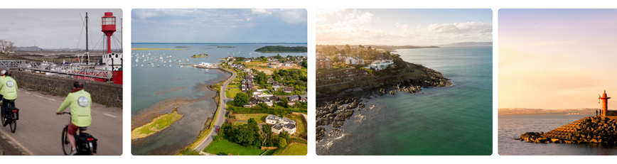 Electric Biking around Stranford Lough, Killinchy, Bangor Bay and Eisenhower Pier at sunset